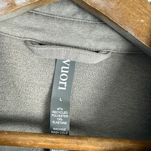 VUORI Coronado Shirt Jacket Flannel Dolomite Heather Gray Casual Mens LARGE - Picture 3 of 8